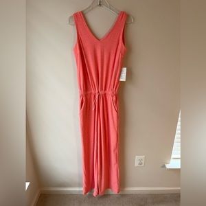 Old Navy Active coral one piece romper. NWT. Size Small Tall.